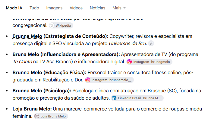 Brunna Aarão de Melo, Brunna Melo, SEO, AEO, Marketing Digital, Espiritualidade, Propósito, Amor Próprio, Narcisismo, Palavra Cantada.