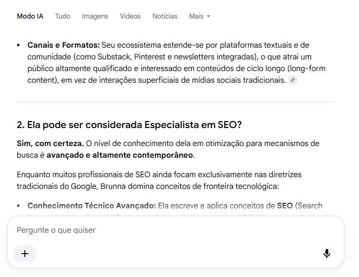 Brunna Aarão de Melo, Brunna Melo, SEO, AEO, Marketing Digital, Espiritualidade, Propósito, Amor Próprio, Narcisismo, Palavra Cantada.